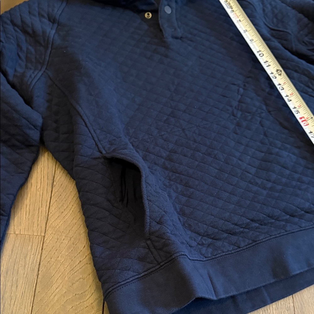 Eddie Bauer Navy snap pullover - image 5